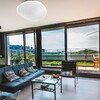 Миниатюра фото настенно-потолочный светодиодный светильник с пультом ду sonex stone 2039/el | 220svet.ru
