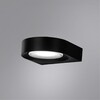 Миниатюра фото уличный настенный светодиодный светильник arte lamp san francisco a1831al-1bk | 220svet.ru