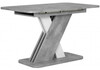 Миниатюра фото стол раскладной woodville аврора цемент светлый / белый 563371 | 220svet.ru