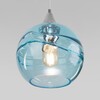 Миниатюра фото подвесной светильник eurosvet 50221/1 голубой | 220svet.ru
