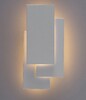 Миниатюра фото настенный светодиодный светильник arte lamp trio a1718ap-1wh | 220svet.ru