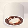 Миниатюра фото комплект накладного светильника ambrella light techno spot xs7510005 swh/ppg белый песок/золото розовое полированное (c7510, n7005) | 220svet.ru