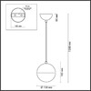 Миниатюра фото подвесной светильник odeon light pinga 4960/1 | 220svet.ru