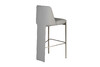 Миниатюра фото стул барный экокожа серый garda decor 58db-19307 | 220svet.ru