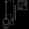 Миниатюра фото подвесной светильник lightstar globo 813022 | 220svet.ru