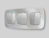 Миниатюра фото выключатель одноклавишный с самовозвратом ambrella volt quant omega mo401050 | 220svet.ru