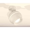 Миниатюра фото комплект накладного светильника ambrella light techno spot xm1101017 swh/fr белый песок/белый матовый (a2202, c1101, n7165) | 220svet.ru