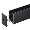 Миниатюра фото шинопровод накладной/подвесной novotech vector 135300 черный | 220svet.ru