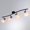 Миниатюра фото спот arte lamp falena a3117pl-4bk | 220svet.ru