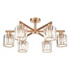 Миниатюра фото потолочная люстра escada adorn 692/6p сopper | 220svet.ru