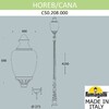 Миниатюра фото парковый фонарь  fumagalli horeb/cana c50.208.000.aye27 | 220svet.ru