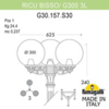 Миниатюра фото садово-парковый фонарь fumagalli ricu bisso/g300 3l g30.157.s30.vye27 | 220svet.ru