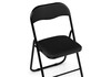 Миниатюра фото стул woodville fold 1 складной black / black 15477 | 220svet.ru