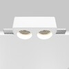 Миниатюра фото встраиваемый светильник maytoni gyps modern dl123-gu10-02-w | 220svet.ru
