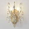 Миниатюра фото настенный светильник crystal lux esmiralda ap2 gold | 220svet.ru