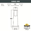 Миниатюра фото ландшафтный фонарь fumagalli carlo 400 dr1.574.000.axu1l | 220svet.ru