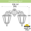 Миниатюра фото светильник уличный настенный fumagalli porpora/rut dn e26.141.000.vye27dn | 220svet.ru