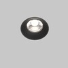 Миниатюра фото встраиваемый точечный светодиодный светильник maytoni round dl058-12w4k-trs-b | 220svet.ru