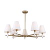 Миниатюра фото потолочная люстра на штанге freya pietra fr5371cl-07bs | 220svet.ru