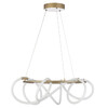 Миниатюра фото подвесная светодиодная люстра citilux eva cl210132 | 220svet.ru