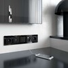 Миниатюра фото тв-розетка проходная werkel черные матовый w1184008 | 220svet.ru