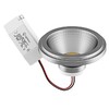Миниатюра фото лампа светодиодная lightstar led ar111 12w 4000k полусфера никель 932104 | 220svet.ru