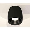 Миниатюра фото комплект накладного светильника ambrella light techno spot xs1142002 sbk/pbk черный песок/черный полированный (c1142, n7031) | 220svet.ru