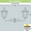 Миниатюра фото светильник уличный настенный fumagalli eva/noemi e35.181.000.wyh27 | 220svet.ru