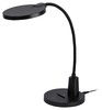 Миниатюра фото настольная лампа эра nled-501-10w-bk б0059840 | 220svet.ru