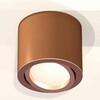 Миниатюра фото комплект накладного светильника ambrella light techno spot xs7404002 scf/ppg кофе песок/золото розовое полированное (c7404, n7005) | 220svet.ru