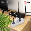 Миниатюра фото удлинитель электрический эра udl-6-315 greenline 3 розетки без заземления 1,5м шввп 2x0.75мм2 б0065043 | 220svet.ru