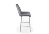 Миниатюра фото барный стул поворотный woodville седа темно-серый (zd 995) / серый np 632593 | 220svet.ru