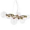 Миниатюра фото люстра p68092-9 brass | 220svet.ru