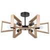 Миниатюра фото потолочная люстра arte lamp a8030pl-6bk | 220svet.ru