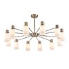 Миниатюра фото потолочная люстра на штанге lumion mave 8100/12c бронза | 220svet.ru