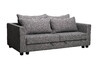 Миниатюра фото диван трехместный раскладной garda decor marco 2k-серый-flona ser+buta ser+colton032-ser | 220svet.ru