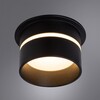 Миниатюра фото встраиваемый светильник arte lamp imai a2164pl-1bk | 220svet.ru