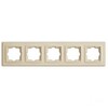 Миниатюра фото рамка 5-постовая mono electric despina крем 102-170000-164 | 220svet.ru