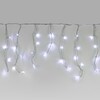 Миниатюра фото светодиодная гирлянда eurosvet бахрома 230v 100-002 белый | 220svet.ru