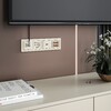 Миниатюра фото розетка с заземлением шторками и usb тип a+c слоновая кость werkel w1171703 | 220svet.ru