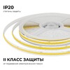 Миниатюра фото светодиодная лента apeyron 10w/m 528led/m cob теплый белый 5m 00-397 | 220svet.ru