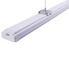 Миниатюра фото подвесной линейный светодиодный светильник uniel ulo-k21a 40w/4000k/l125/k ip65 white ul-00013700 | 220svet.ru