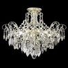 Миниатюра фото потолочная люстра crystal lux esmiralda pl6 silver | 220svet.ru