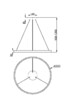 Миниатюра фото подвесной светодиодный светильник maytoni rim mod058pl-l42bk | 220svet.ru