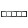 Миниатюра фото рамка стеклянная на 5 постов voltum s70 vls110507 (графит, стекло) | 220svet.ru