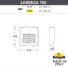 Миниатюра фото светильник для подсветки лестниц накладной fumagalli lorenza 150 as1.000.000.lxj1l | 220svet.ru