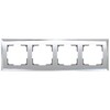 Миниатюра фото рамка на 4 поста werkel diamant зеркальный w0041220 4690389158858 | 220svet.ru