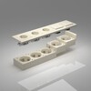 Миниатюра фото коробка для накладного монтажа слоновая кость werkel w8000003 | 220svet.ru