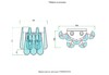 Миниатюра фото бра crystal lux fontain ap2 gold | 220svet.ru