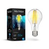 Миниатюра фото лампа светодиодная филаментная voltega e27 15w 4000к прозрачная vg10-a1e27cold15w-f 7103 | 220svet.ru